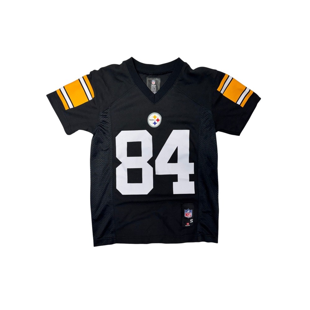 Pittsburgh Steelers Antonio Brown #84 NFL Team Apparel Youth Small Jersey Black